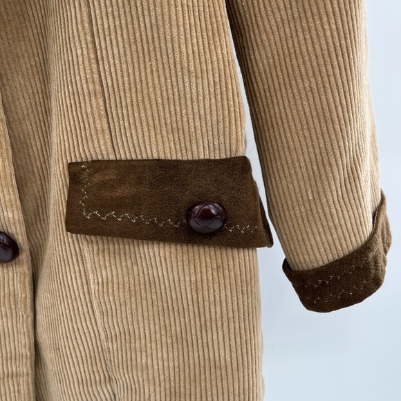 Naomi Paris Women's Corderouy Blazer Approx Medium Beige No size Tag - Picture 3 of 7